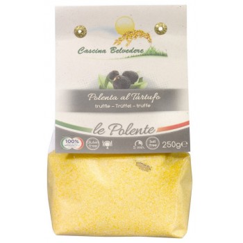 Achat Minestrone et polenta italiens : Polenta à la truffe blanche d'été Belvedere 250g