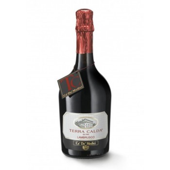 Achat Vins-Alcools-café italiens : Lambrusco Terra Calda Rouge sec 75cl