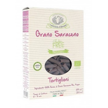 Achat Sauces, &eacute;pices et condiments italiens : Tortiglioni sarrasin Bio Rustichella 250g