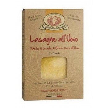 Achat Pâtes italiens : Lasagnes aux oeufs Rustichella 250g