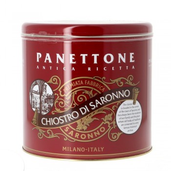 Achat Gâteaux italiens italiens : Panettone recette traditionnelle 1kg boîte collector