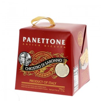 Achat Gâteaux italiens italiens : Panettone recette traditionnelle 500 g