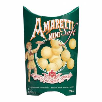 Achat Tout le sucré italiens : Amaretti mini tendres 75g