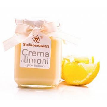 Achat Douceurs sucrées italiens : Crème de citron de Sicile 190G