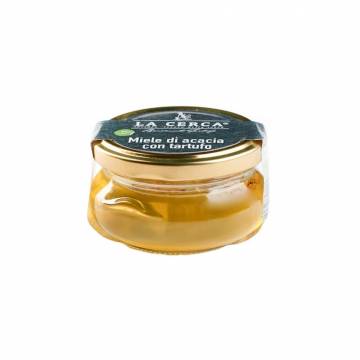 Achat Douceurs sucrées italiens : Miel d'acacia bio à la truffe d'été 100g