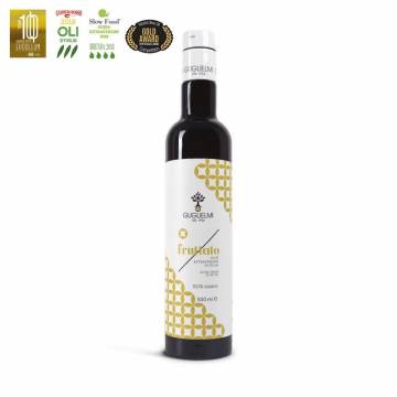 Achat Huiles d&#039;olive et vinaigres italiens  italiens : Huile d'olive extra vierge fruitée Guglielmi 50cl